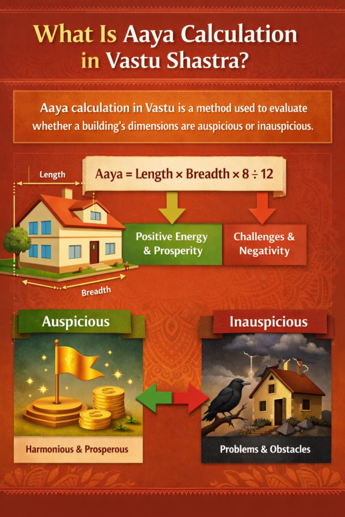 Aaya Calculation in Vastu